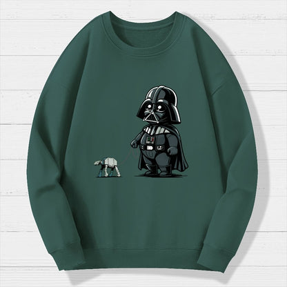 Walking The Mechanical Robot Dog Geek Cotton Sweatshirt