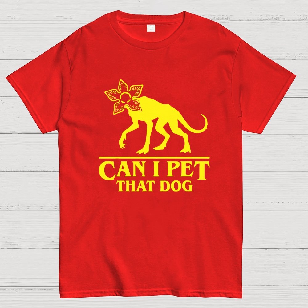 Can I Pet That Dog Demo gorgo Devil Geek T-Shirt