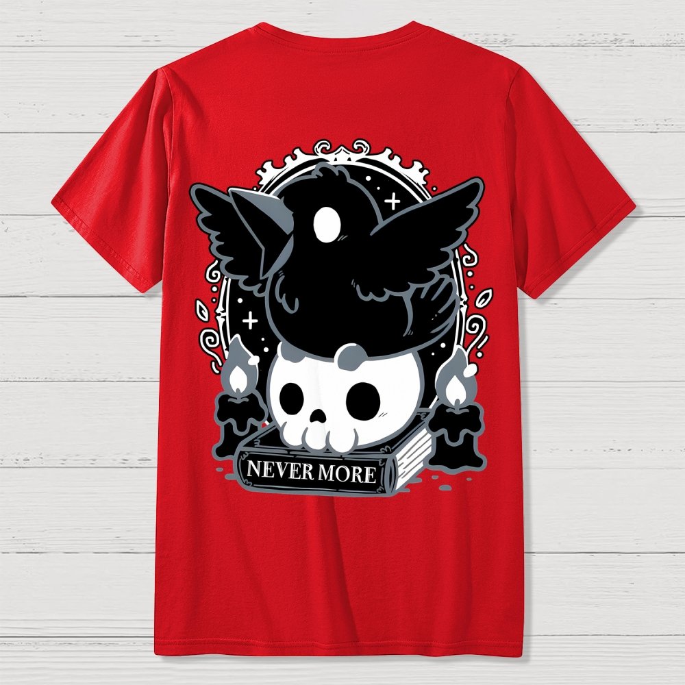 Never More Front And Back Printing Geek T-Shirt