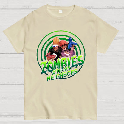 Zombie Are Me Neighbors Hunters Nerdy T-Shirt
