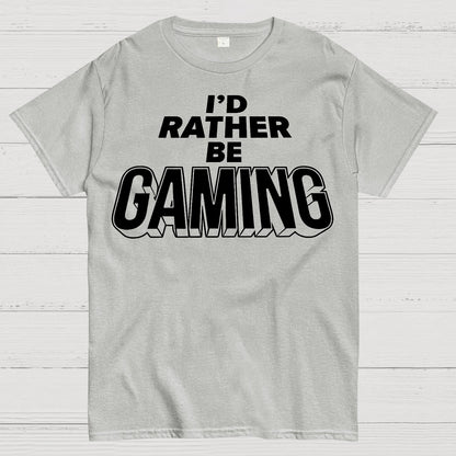 I'd Rather Be Gaming Geek T-Shirt