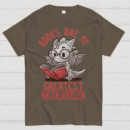 Books Are My Greatest Treasure Geek T-Shirt