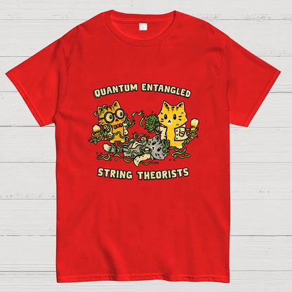 Quantum Entangled String Theorists Geek T-Shirt