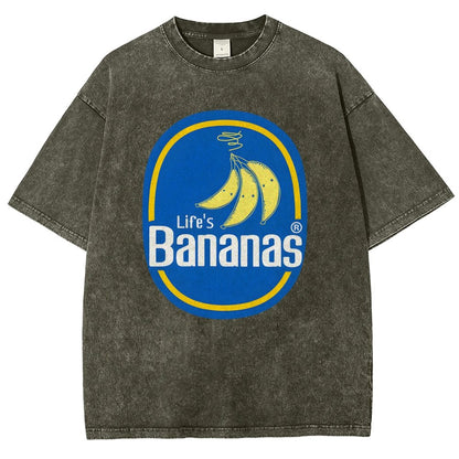 Life's Bananas Vintage Distressed T-shirt