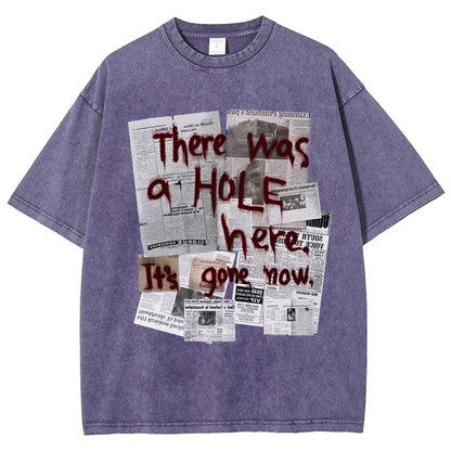 There Was a Hole Vintage Distressed T-shirt
