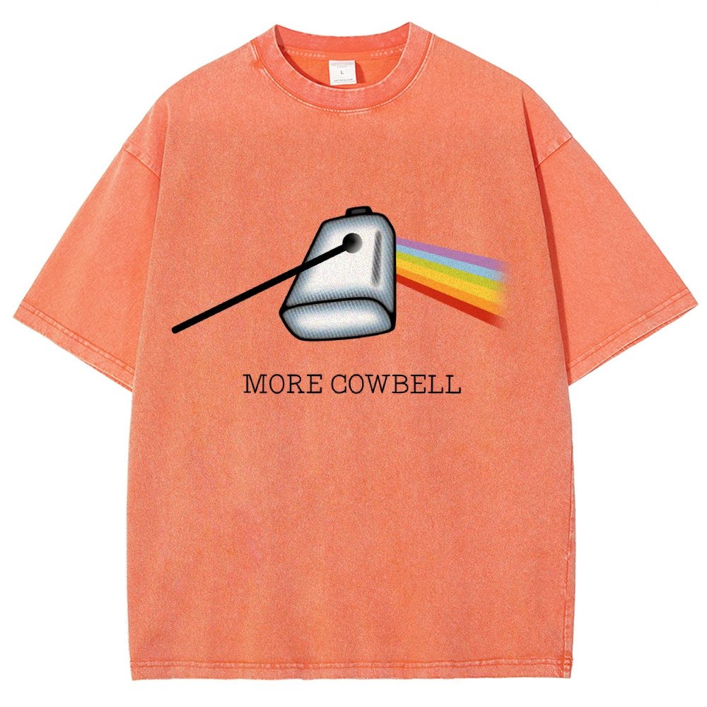 More Cowbell Vintage Distressed T-shirt
