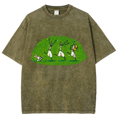 Run Away and Keep Going Vintage Distressed T-shirt