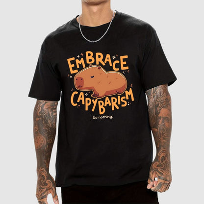 Capybarism Do nothing Geek T-Shirt