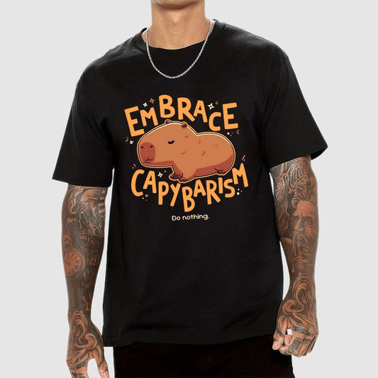 Capybarism Do nothing Geek T-Shirt