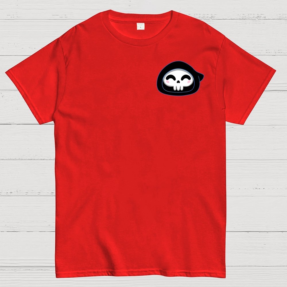 Right Behind You Halloween Front And Back Printing Geek T-Shirt