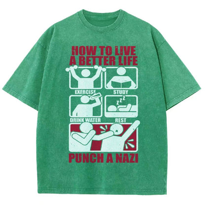 How To Have A Better Life Vintage Distressed T-shirt