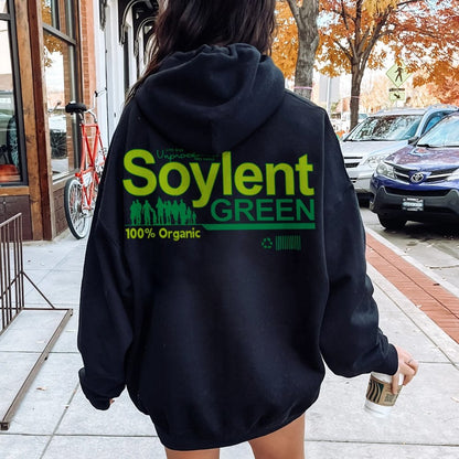 Soylent Green Printed Back Cotton Hoodie