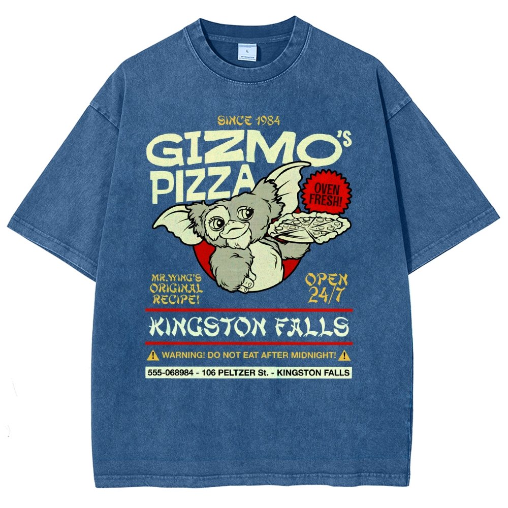 Gizmo's Pizza Pi Day Nerd Vintage Distressed T-shirt