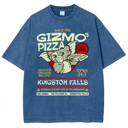 Gizmo's Pizza Pi Day Nerd Vintage Distressed T-shirt