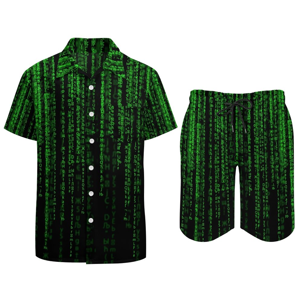 Programmer Offset Code Hawaiian Shirt Set