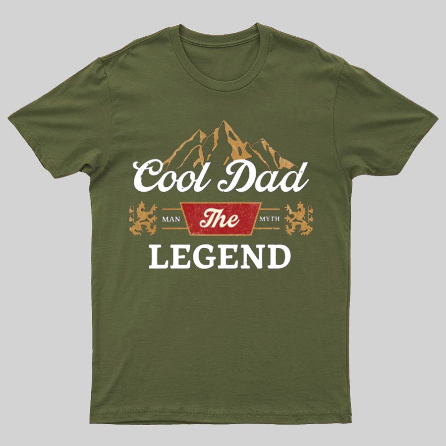 Cool Dad The Legend Geeky T-Shirt