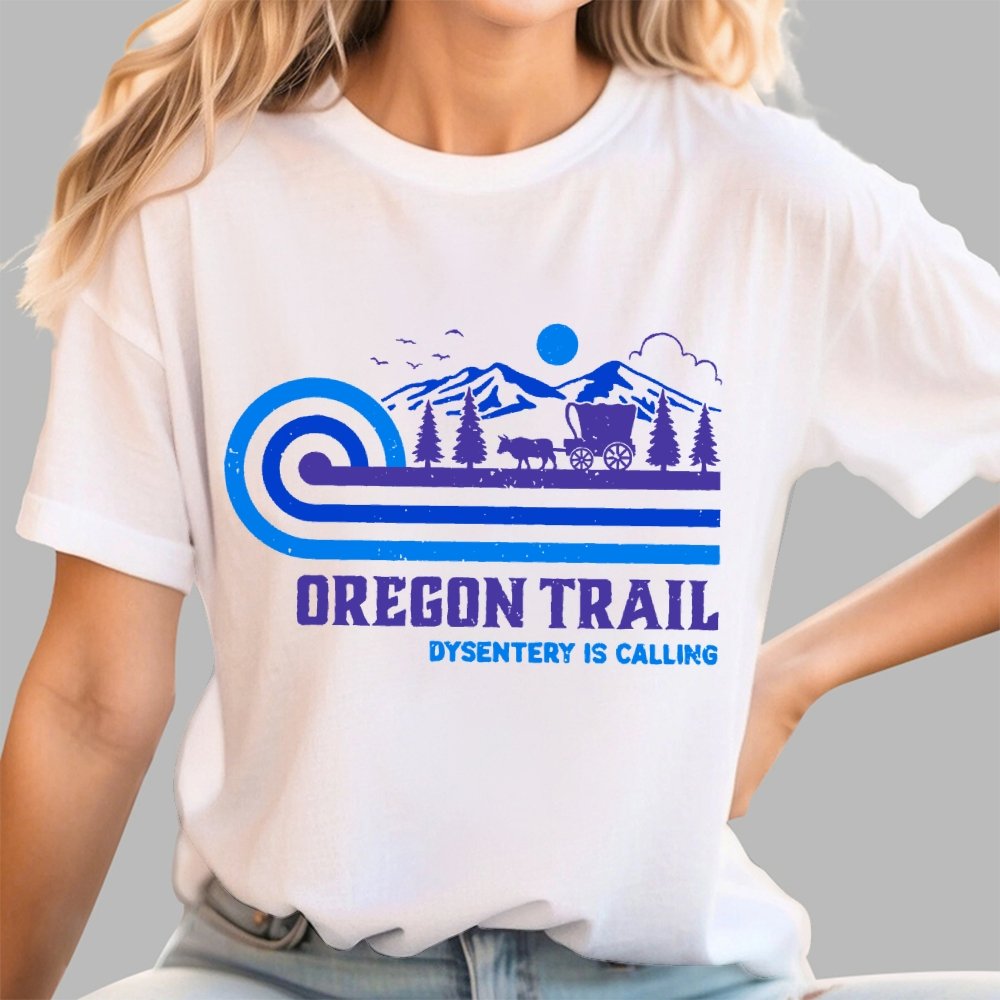 Vintage Oregon Trail Geek T-Shirt