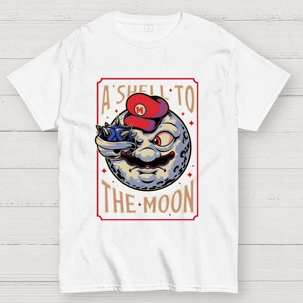 Moon Shell Movie Game Geek T-Shirt