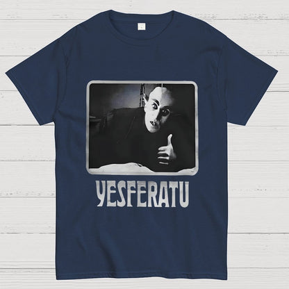 Yesferatu Funny Horror Retro Unisex Geek T-Shirt