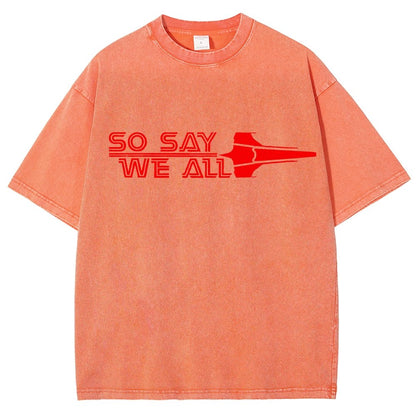 So Say We All Vintage Distressed T-shirt