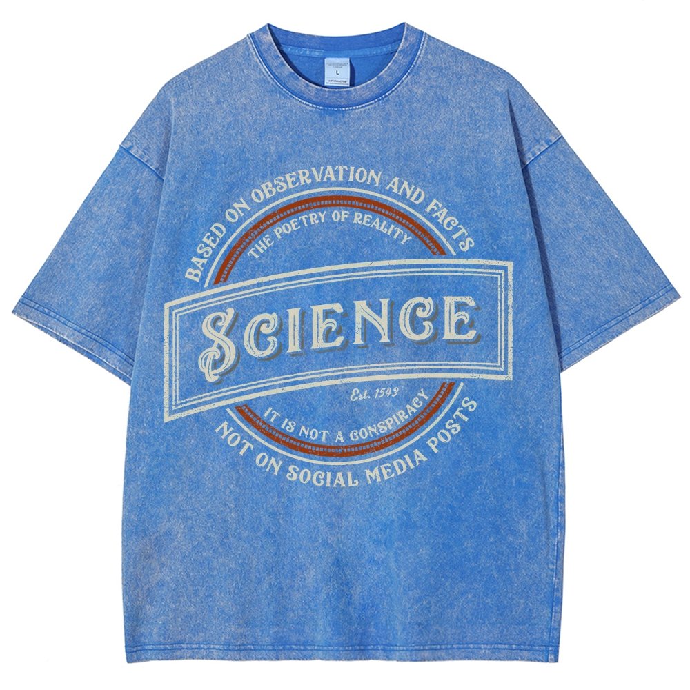Old-Timey Science Vintage Distressed T-shirt