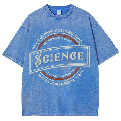 Old-Timey Science Vintage Distressed T-shirt