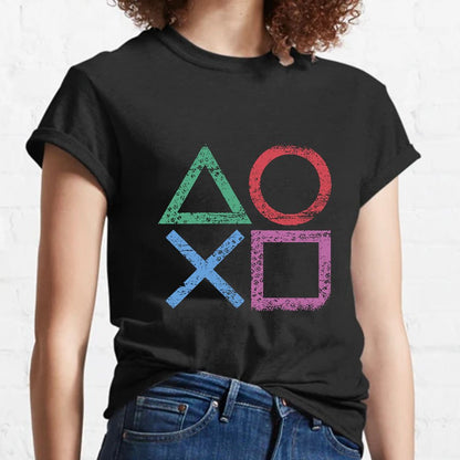 Gaming symbols Geeky T-Shirt
