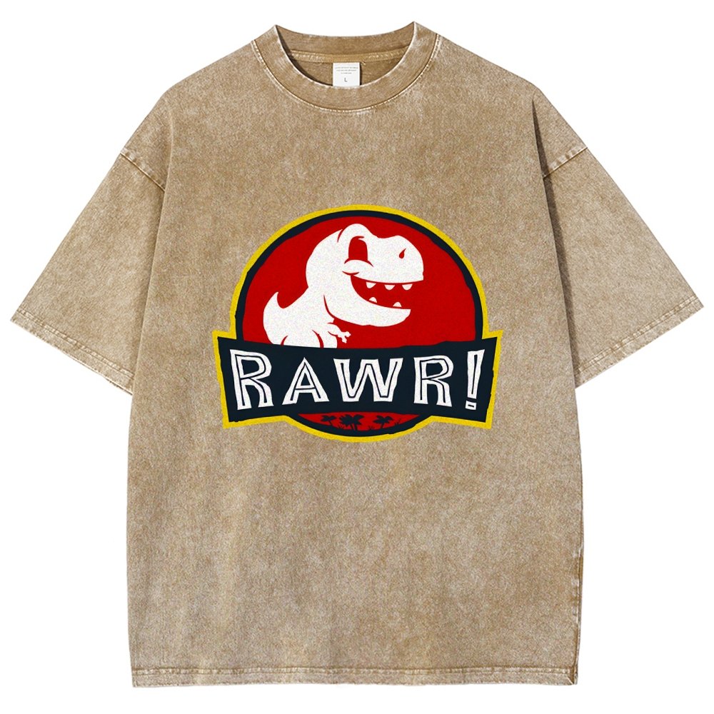 RAWR! Vintage Distressed T-shirt