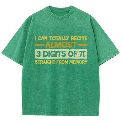 3 Digits Of Pi Vintage Distressed T-shirt