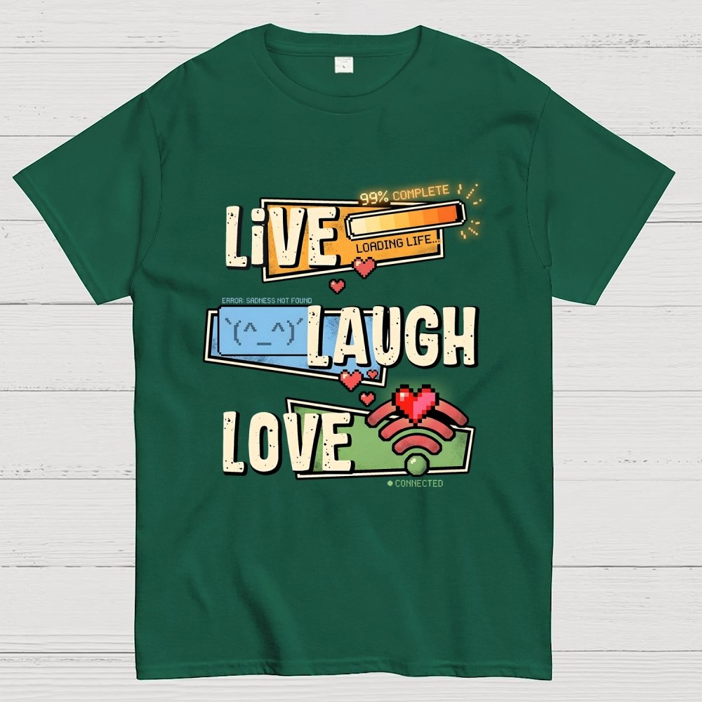 Live, Laugh, Love Geek T-Shirt