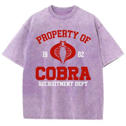 Property of cobra Vintage Distressed T-shirt