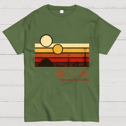 Double Suns Endless Dunes Geek T-Shirt