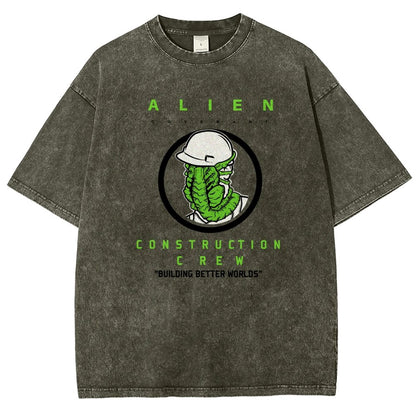 Mystery Construction Company Vintage Distressed T-shirt