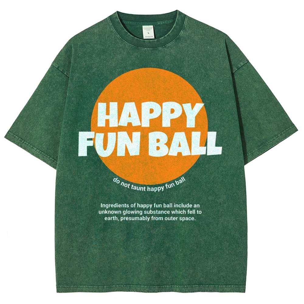 Happy Fun Ball Vintage Distressed T-shirt