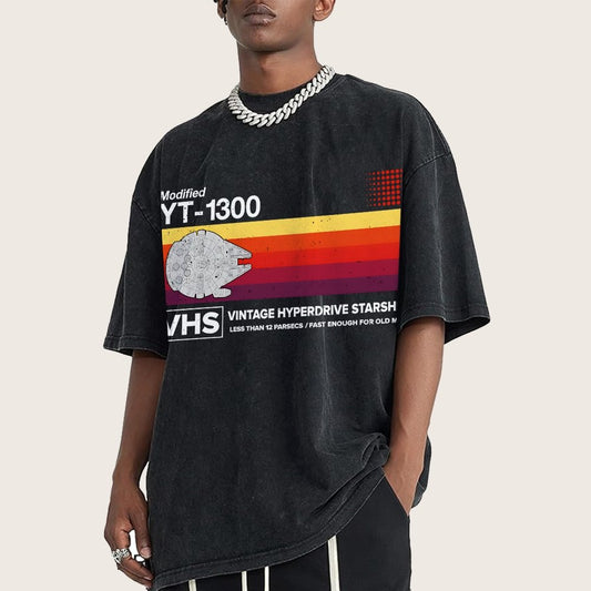 Vintage Hyperdrive Starship Vintage Distressed T-shirt
