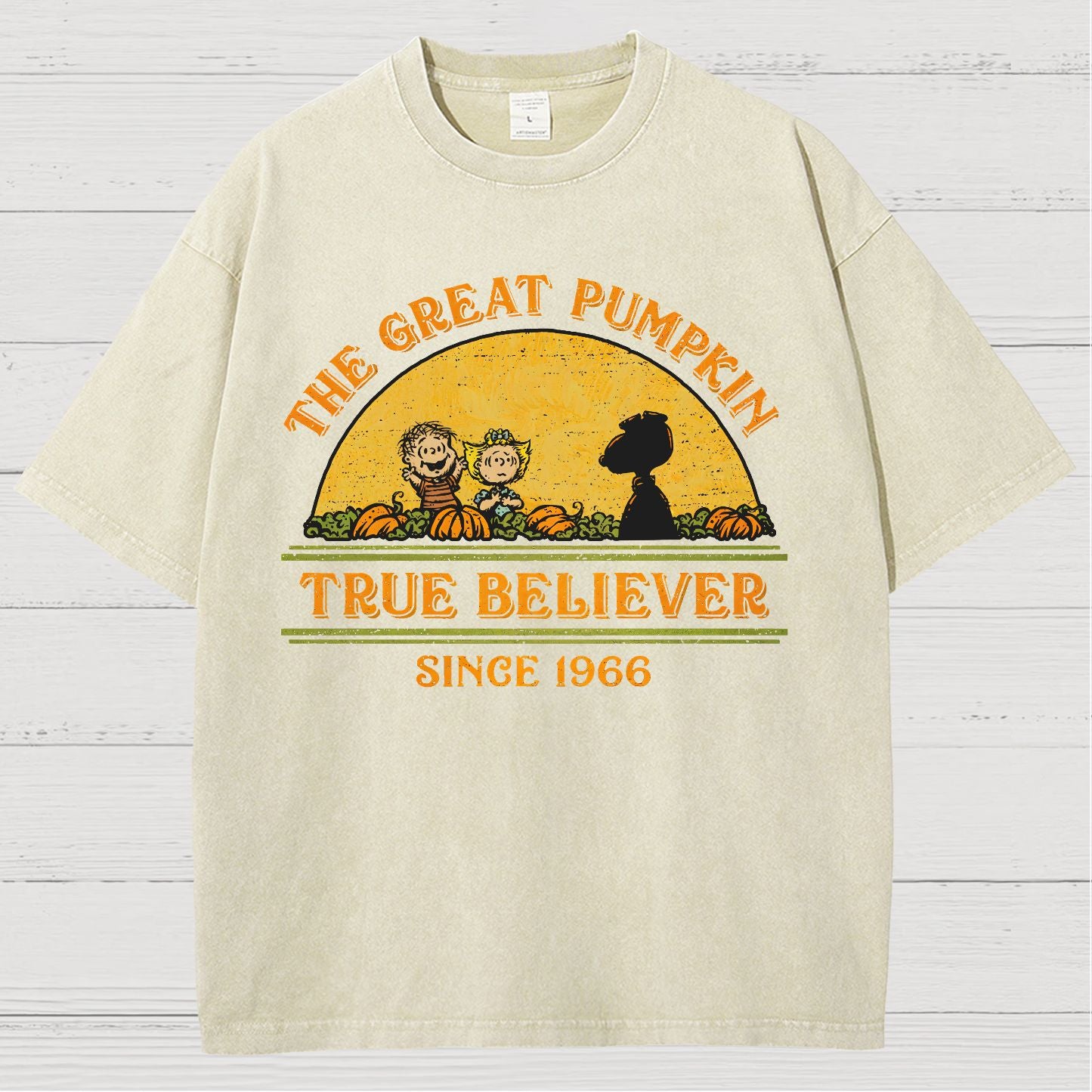 True Believer Since 1966 .Vintage Distressed T-shirt