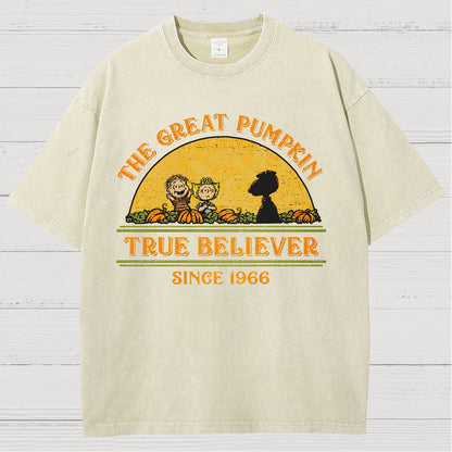True Believer Since 1966 .Vintage Distressed T-shirt