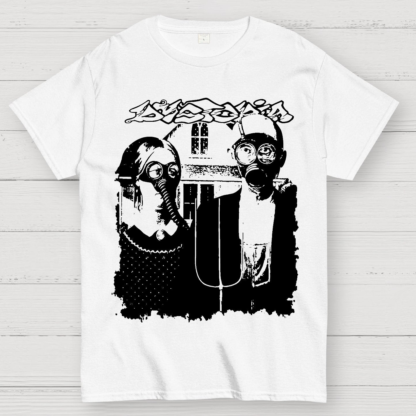 Dystopia Crust Punk Band Geek T-Shirt