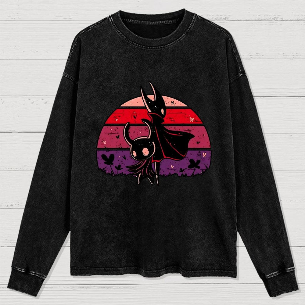 Vintage Hollow Washed Long Sleeve Tee