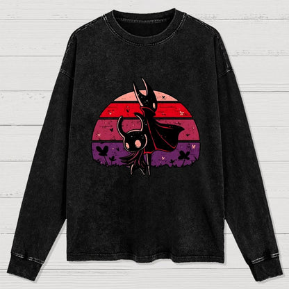 Vintage Hollow Washed Long Sleeve Tee