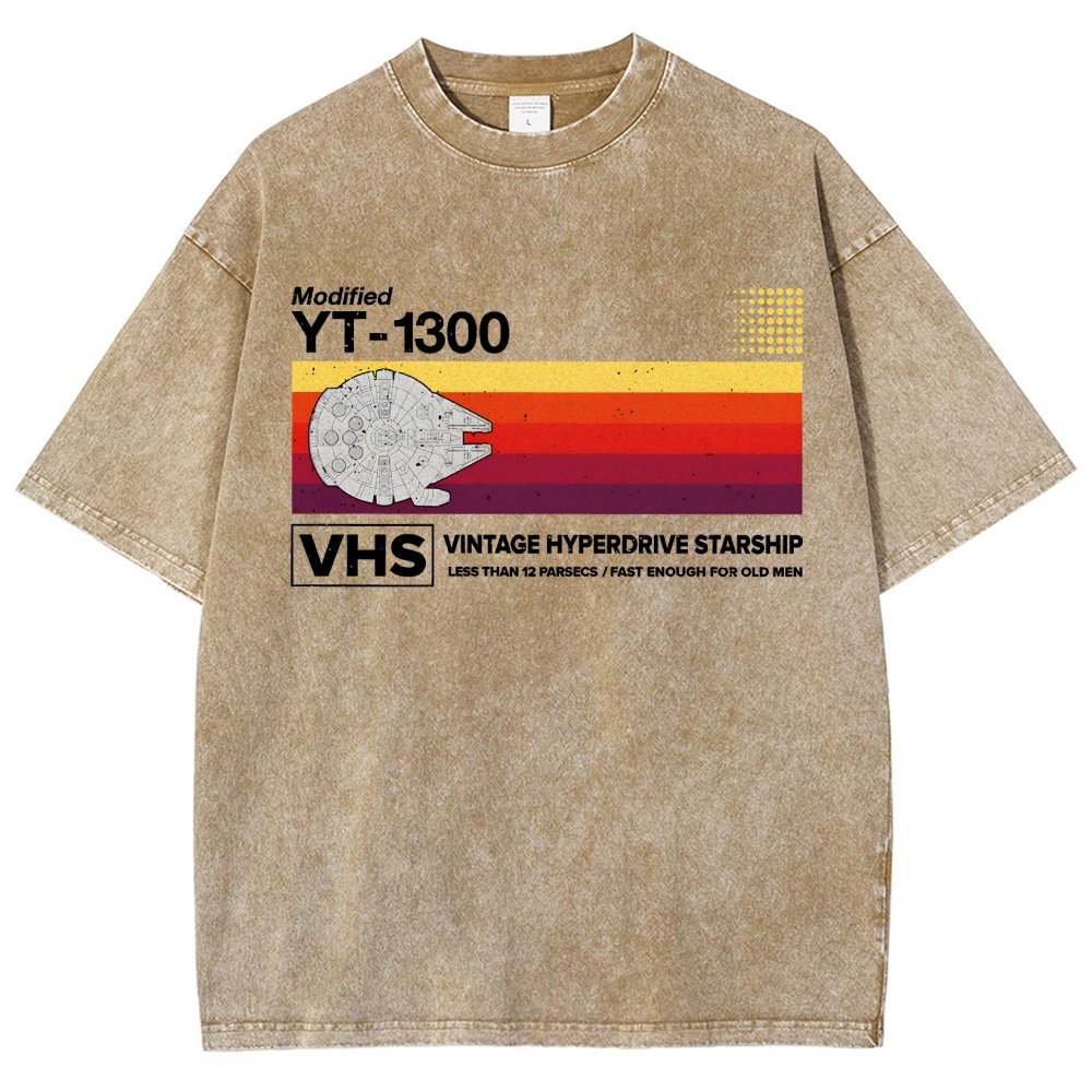 Vintage Hyperdrive Starship Vintage Distressed T-shirt