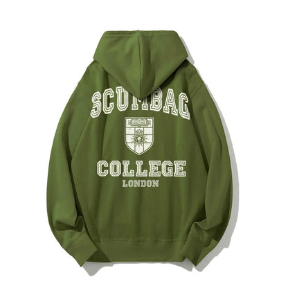 Scumbag College Unisex Printed Back Unisex Cotton Hoodie