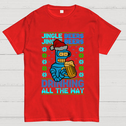 Christmas Jingle Beers Geek T-Shirt