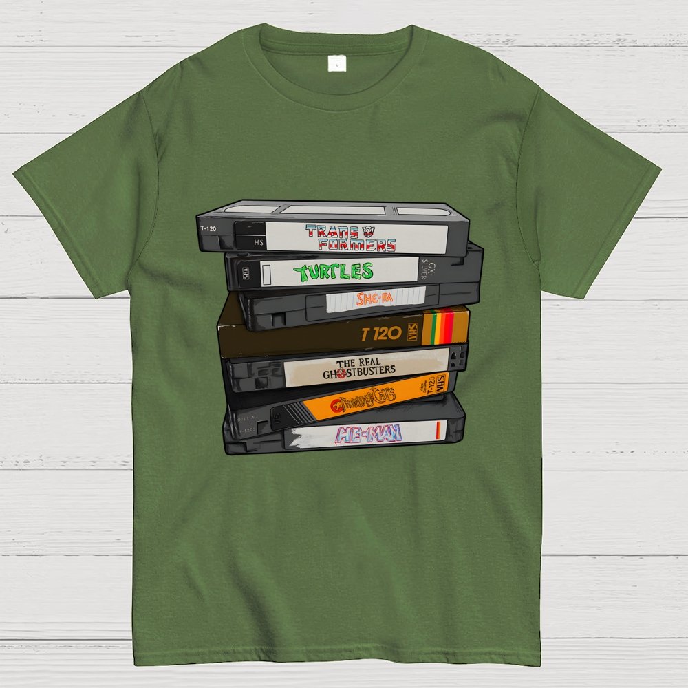 Nostalgic VHS - Action Edition Geek T-Shirt