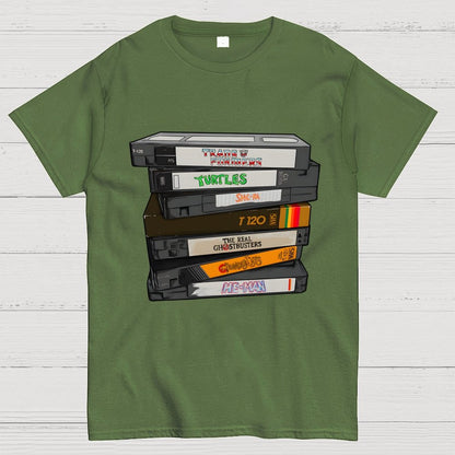 Nostalgic VHS - Action Edition Geek T-Shirt
