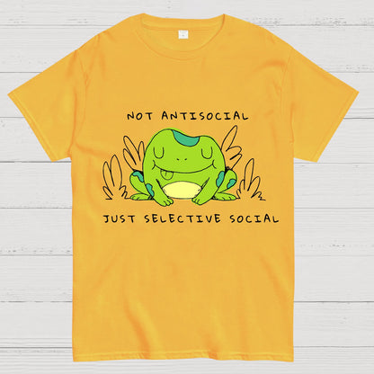 Not antisocial... Just selective social Geek T-Shirt