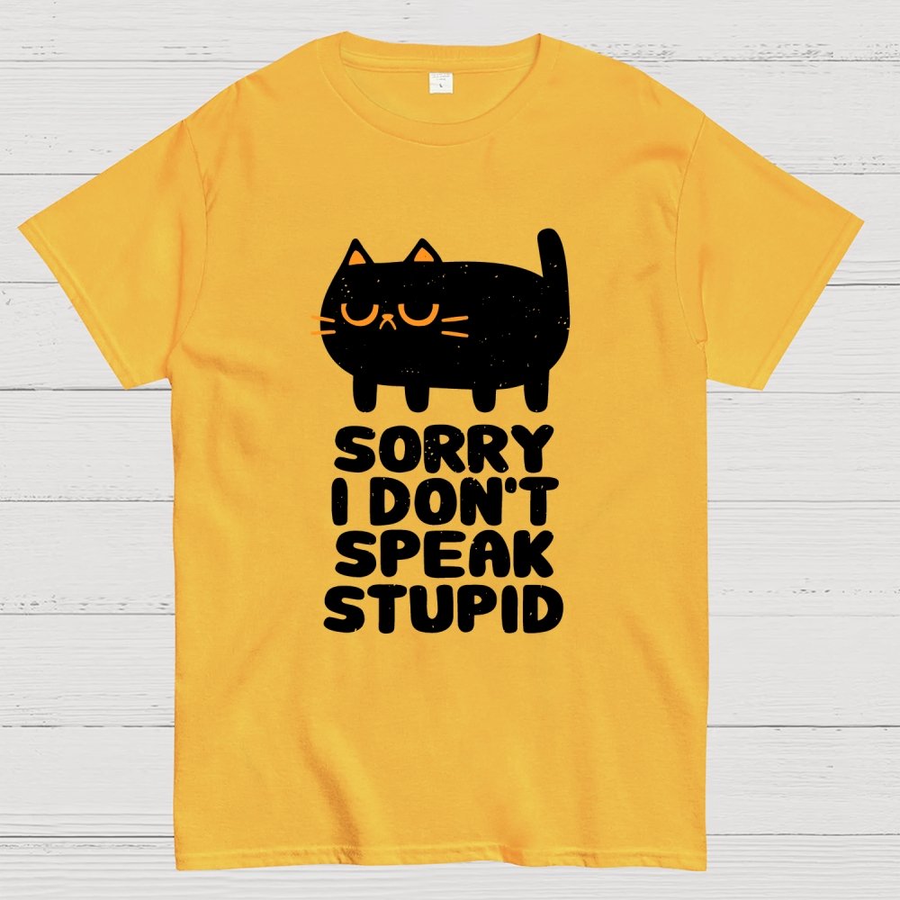 I Don't Speak Stupid Geek T-Shirt