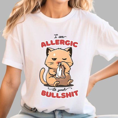 Allergic To Your Bullshit Geek T-Shirt