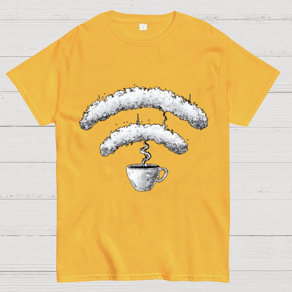 Connected Through Caffeine Geek T-Shirt