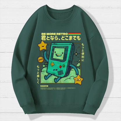 Retro Games Geek Cotton Sweatshirt